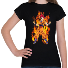 PRINTFASHION dragon ball - Női póló - Fekete női póló