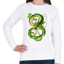 PRINTFASHION DRAGON BALL - Női pulóver - Fehér női pulóver, kardigán