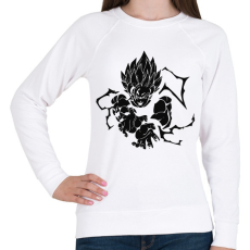 PRINTFASHION dragon ball - Női pulóver - Fehér