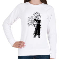 PRINTFASHION Dragon Ball - Női pulóver - Fehér női pulóver, kardigán