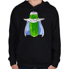PRINTFASHION Dragon Ball Piccolo Pickle - Gyerek kapucnis pulóver - Fekete