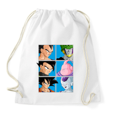 PRINTFASHION Dragon Ball - Sportzsák, Tornazsák - Fehér tornazsák
