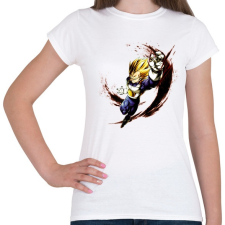 PRINTFASHION dragon ball super-saiyan-blue-goku - Női póló - Fehér női póló