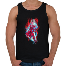 PRINTFASHION dragon ball super-saiyan-hair - Férfi atléta - Fekete atléta, trikó