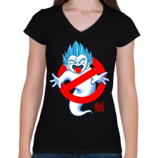 PRINTFASHION Dragon Ball szellem - Női V-nyakú póló - Fekete női póló