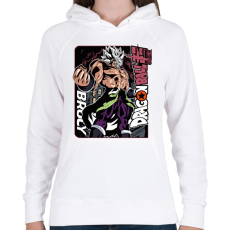 PRINTFASHION Dragon Ball Szuper - Női kapucnis pulóver - Fehér