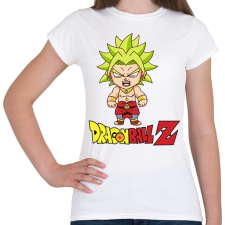 PRINTFASHION Dragon Ball Z Broly - Női póló - Fehér női póló