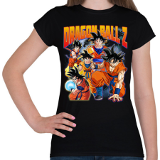 PRINTFASHION Dragon Ball Z - Goku - Női póló - Fekete női póló