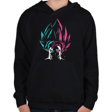 PRINTFASHION Dragon Ball Z - Gyerek kapucnis pulóver - Fekete gyerek pulóver, kardigán