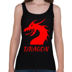 PRINTFASHION Dragon  - Női atléta - Fekete