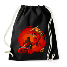 PRINTFASHION Dragon - Sportzsák, Tornazsák - Fekete tornazsák