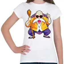 PRINTFASHION Dragonbaal - Zseniális Teknős - Női póló - Fehér női póló