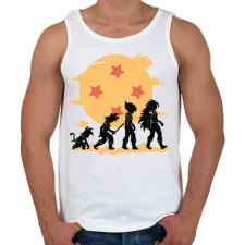 PRINTFASHION Dragonball evolúció - Férfi atléta - Fehér atléta, trikó