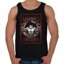 PRINTFASHION Dragonball - Férfi atléta - Fekete atléta, trikó