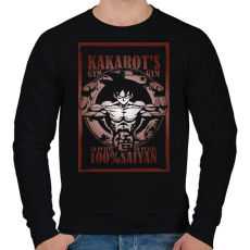 PRINTFASHION Dragonball - Férfi pulóver - Fekete
