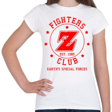 PRINTFASHION Dragonball Fighters Z Club - Női póló - Fehér