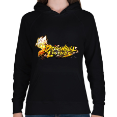 PRINTFASHION DragonBall: Legends - Női kapucnis pulóver - Fekete