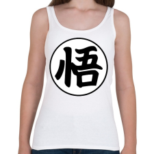 PRINTFASHION DRAGONBALL - Női atléta - Fehér női trikó