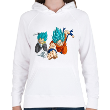 PRINTFASHION Dragonball - Női kapucnis pulóver - Fehér női pulóver, kardigán