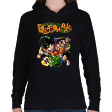 PRINTFASHION Dragonball - Női kapucnis pulóver - Fekete női pulóver, kardigán