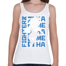 PRINTFASHION Dragonball - Son Gohan kamehameha - Női atléta - Fehér