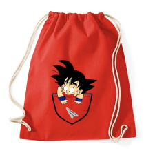 PRINTFASHION Dragonball Son Goku  - ZSEB - Sportzsák, Tornazsák - Piros tornazsák