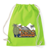 PRINTFASHION Dragonball teknősök - Sportzsák, Tornazsák - Limezöld