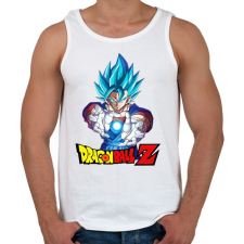 PRINTFASHION Dragonball Vegeta - Férfi atléta - Fehér atléta, trikó