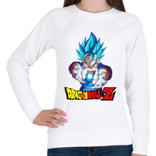 PRINTFASHION Dragonball Vegeta - Női pulóver - Fehér női pulóver, kardigán
