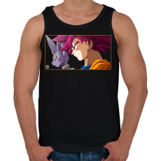 PRINTFASHION DragonBall Z - Férfi atléta - Fekete