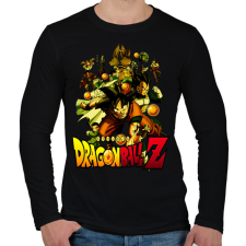 PRINTFASHION dragonball Z - Férfi hosszú ujjú póló - Fekete férfi póló