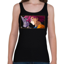 PRINTFASHION DragonBall Z - Női atléta - Fekete női trikó