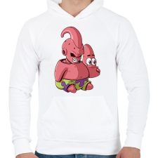 PRINTFASHION Dragonick - Férfi kapucnis pulóver - Fehér férfi pulóver, kardigán