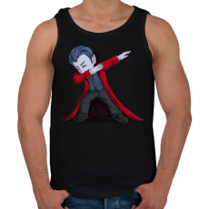 PRINTFASHION Drakula Dabbing - Férfi atléta - Fekete