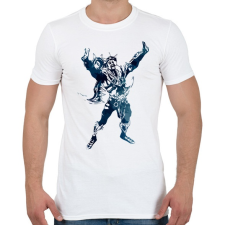 PRINTFASHION Draven - Férfi póló - Fehér férfi póló