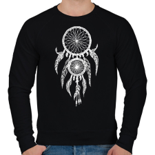 PRINTFASHION dreamcatcher - Férfi pulóver - Fekete férfi pulóver, kardigán