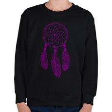 PRINTFASHION Dreamcatcher - Gyerek pulóver - Fekete