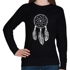 PRINTFASHION Dreamcatcher - Női pulóver - Fekete