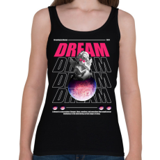PRINTFASHION Dreaming angel - Női atléta - Fekete