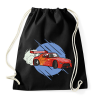 PRINTFASHION Drift autó - Sportzsák, Tornazsák - Fekete