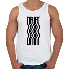 PRINTFASHION Drift - Férfi atléta - Fehér atléta, trikó