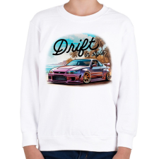 PRINTFASHION Driftelés - Gyerek pulóver - Fehér gyerek pulóver, kardigán