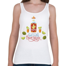 PRINTFASHION Drink Tequila  - Női atléta - Fehér női trikó