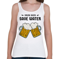 PRINTFASHION DRINKBEER - Női atléta - Fehér