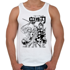 PRINTFASHION DS Anime - Férfi atléta - Fehér