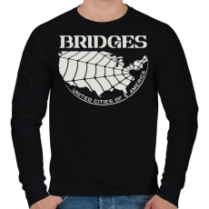 PRINTFASHION DS Bridges - Férfi pulóver - Fekete