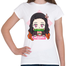 PRINTFASHION DS Nezuko - Női póló - Fehér női póló