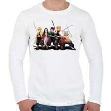 PRINTFASHION DS TEAM - Férfi hosszú ujjú póló - Fehér férfi póló