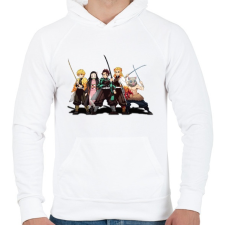 PRINTFASHION DS TEAM - Férfi kapucnis pulóver - Fehér férfi pulóver, kardigán