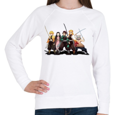 PRINTFASHION DS TEAM - Női pulóver - Fehér